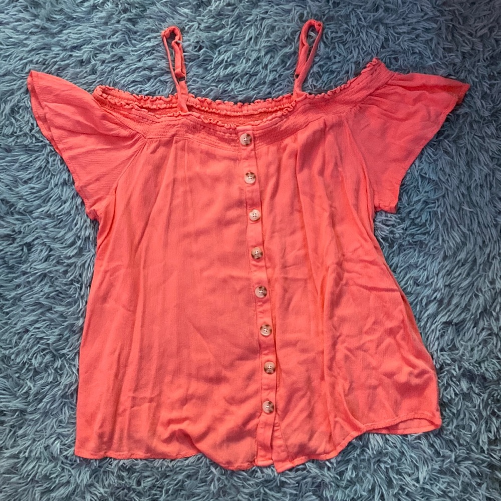 Torrid Cold Shoulder Blouse Size 2